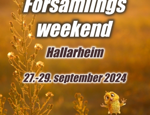 Påmelding til Forsamlingsweekend på Hallarheim 2024